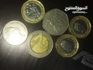  10 قطع نقدية قديمه