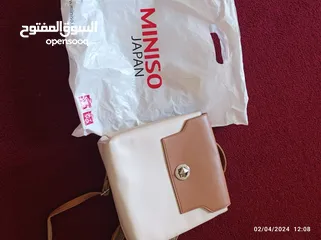  3 شنطة باك باج ماركة Miniso يابانى