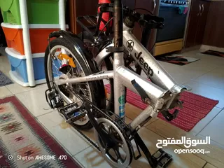  7 بسكليت ياباني اصلي  نوع جيب قياس 20 7غيارات بحاله وكاله بنطوي ياباني مش صيني بسعر مناسب