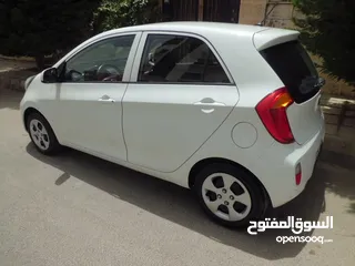  4 كيا بيكانتو 2013 أبيض للبيع نقدا أو تقسيط