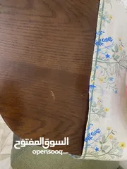  6 طاولة سفرة 4 كراسي شبه جديدة