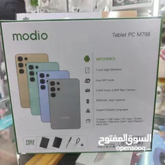  2 7انش تابلت جديد Modio  512g 8ram مكفول سنة متوفر توصيل