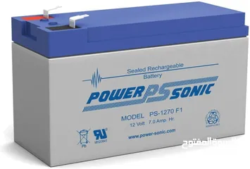 7 بطاريات قابلة لاعاده الشحن RECHARGEABLE BATTERY  (6 فولت و 12 فولت )
