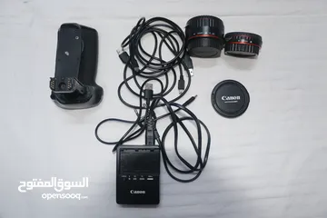  9 كاميرا كانون بحالة ممتازة  Canon Eos 70d