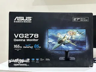  4 شاشه asus 165hz -0.5ms   27