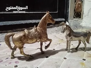  5 حصان نحاس صب قديم عدد2