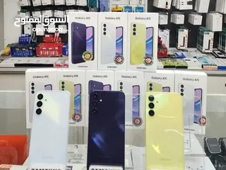  1 مشغل ايام Samsung A15 رام 8 و 12و 16 جيجا 128 و 256 أغرضة و الكرتونه الأصلية مكفول سنة متوفر توصيل