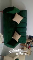  2 طقم كنب سبع مقاعد مستعمل شهر