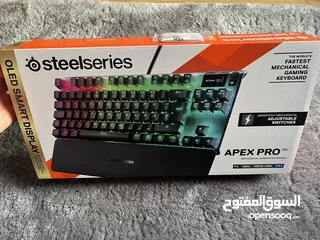  1 SteelSeries Apex Pro Tkl keyboard (اسرع كيبورد جيمنج )
