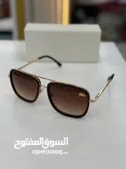 2 نظارات Lacoste الشمسية – ستايل رياضي فرنسي بلمسة أنيقة