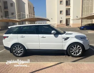  6 رنج روفر سبورت HSE V6 موديل 2014 خليجي وكالة عمان