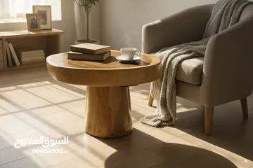  4 طاولات خشب راقية للبيع جديد ومميز للديكورات