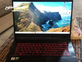  1 لابتوب msi استعال بسيط جدا شبه جديد (لم يتم صيانته مسبقًا)  جميع القطع الاصلية  مع شاحنه الاصلي