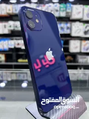  2 iPhone 12 (128) GB ايفون 12 مستعمل  بحالة جيدة جدا ( مغير شاشة كوبي ون )  بطارية اصلية 90٪؜ اصلية