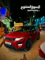  1 رينج روفر ايفوك 2013 si4 متور بنزين 2000 احصنة عدد 240  تأمين شامل . ترخيص لسنة