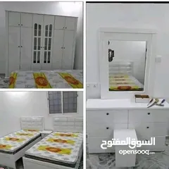  4 غرف نوم وطني نفرين 6قطع ونفر ونص وغرف نوم أطفال بسعار تتفاوت 1700 شامل توصيل وتركيب داخل الرياض  ط