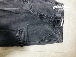  2 بنطلون اسود مع اجياب(تريندي) سايز 26
