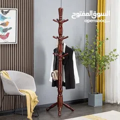  1 شماعة ملابس خشب ثقيل