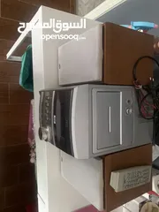  2 جهاز ستيريو DVD مع راديو ومشغل أقراص سي دي واشرطه عاديه القديمه مستعمل بحالة الوكاله
