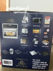  4 اير فراير و فرن في نفس الوقت متعددة الإستخدامات 10 استخدامات في جهاز واحد من ماركة easy