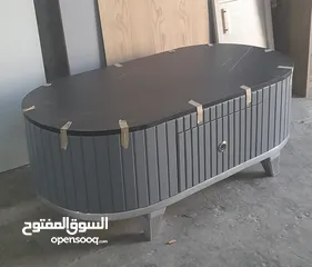  10 طاولات وسط جميع الوان مقاس حسب الطلب جودة عالية مكون من ثلاث قطع خشب ودهان