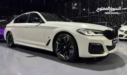  3 2023 BMW 530i M-Sport, March 2027 BMW Warranty, Full BMW Service History, GCC