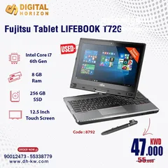  1 USED Fujitsu Tablet LIFEBOOK T726 - تابلت فوجيتسو شاشة متحركة تاتش