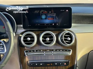  12 مرسيدس GLC300 موديل 2021 ابيض بانوراما