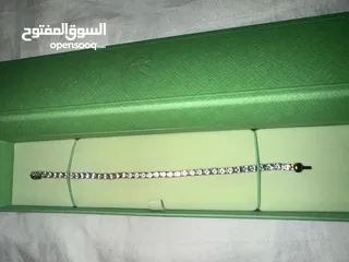  5 اسوارة تنس Swarovski Tennis روز جولد Rose gold Tennis Swarovski bracelet