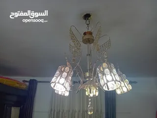  3 ثريا حمس لمبات استعمال بسيط للبيع بسعر مغري 10 دنانير فقط