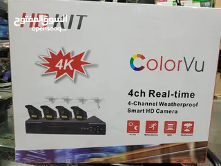 1 اطقم كاميرات اربع كاميرات و ثماني كاميرات