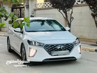 1 هيونداي أيونيك 2021 هيبرد فل أوبشن بدون فتحة – أصل شركة موديل السيارة مميزة من الاخر دهان شركة