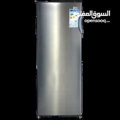  2 فريزر نيوتن 5 ادراج 153 لتر سلفر ستانلس  توفير كهرباء كفاءة تبريد عالية  شامل التوصيل