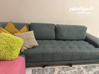  1 طقم كنب عدد 8 مقاعد مستعمل ب