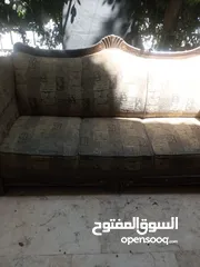  4 طقم كنب مستعمل 9 مقاعد للبيع