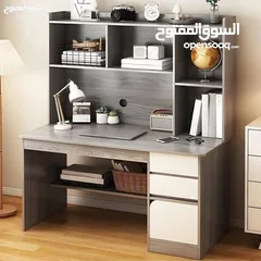  6 مكتب دارسي أنيق وعملي تصميم ذكي  ليوفر مساحة كبيرة مناسب المدارس والجامعات اللابتوب والكمبيوتر .