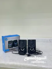  3 مكبر صوت سلكي(HP SPEAKER RGB H6000)