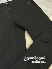  3 بنطلون بناتي كتان لون اسود. جديد وجودته عالية. مناسب لبنات المدارس
