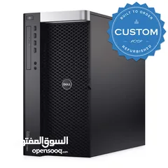  4 Dell Precision T7810  معالجين Xeon قويين + Quadro P4000  مثالي للتصميم، الرندر، وأصحاب الأعمال