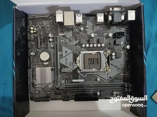  6 معالج i3 8100 , مع مذر بورد  prime b360m-k  , البيع للقطعتين فقط و ليس كل وحده لحال