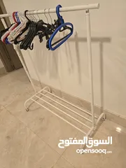  3 Rack with wheels with hangers