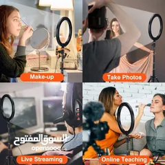  4 رينغ لايت 10إنش و 12إنش باقل الاسعار Ring Light 10inch & 12inch