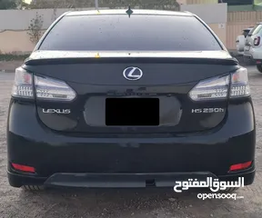  4 LEXUS 2010 MODEL HYBRID BLACK COLOUR