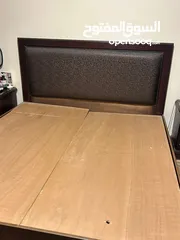  2 تخت نوم ( سرير نوم ) بخشب لاتيههه