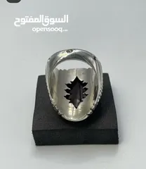  6 خواتم عقيق