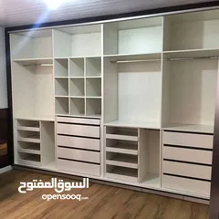  20 خزائن حائط تفصيل يبداء سعر المتر المربع من 45 دينار جميع انواع الخشب متوفرة