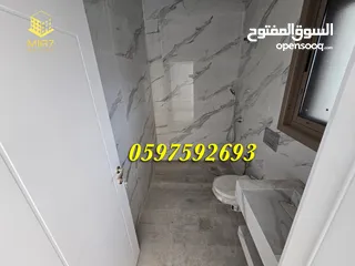  18 شقة أرضية مشطبة للبيع مساحة 170 م + ساحة 26 م رام الله قرب المقاطعة ووسط البلد