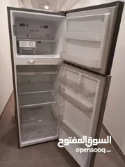  2 LG 2 door fridge 402 liters stainless steel body
