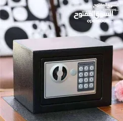  1 خزنة حجم صغير مناسبه للمنازل و المكاتب و الشركات أحدث اصدار مصنوعه من الفولاذ المقاوم للصدأ
