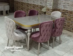  1 سفره مودرن  خشب زان احمر روماني علي الطبيعه